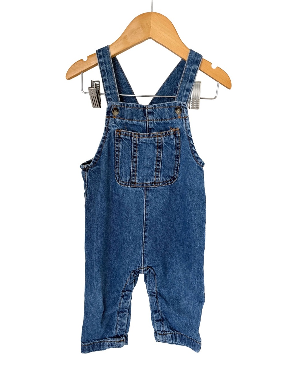 Zara Kids Denim Overalls - Medium Blue
